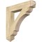 Ekena Millwork Olympic Arts & Crafts Rough Sawn Bracket, Douglas Fir, 6"W x 36"D x 36"H BKT06X36X36OLY03RDF - alternate 1